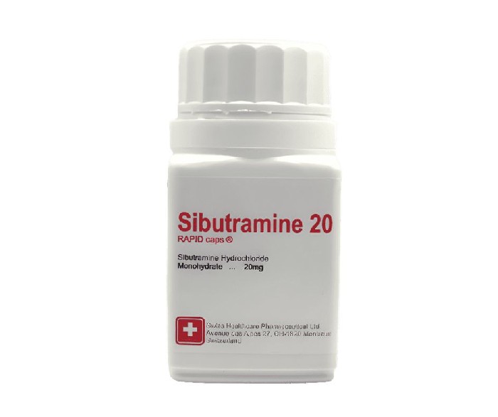 Sibutramine 20 RAPID caps® Swiss 50kaps